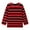 Red and Black Stripe, variant on LittleSpring Little Boys Striped T-Shirts Size 6 Long Sleeve Tees Tops Crew Neck Spring Fall Clothes Black