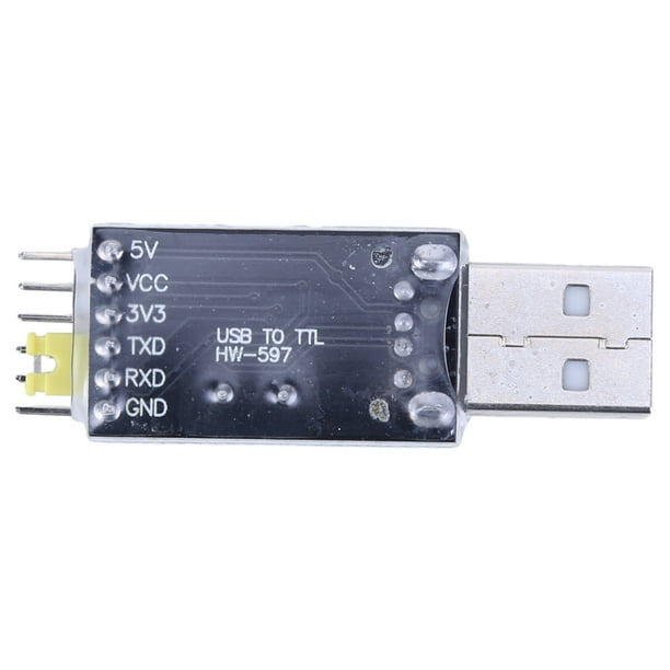 Módulo CH340G USB a UART TTL Módulo serie TTL de 5V/3,3 V para Arduino ...
