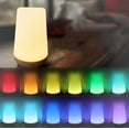 thumbnail image 1 of Meitianfacai Bedside Table Lamp Portable Lamp For Bedroom Kid Room Nursery LED Night Lamp 13 Color Changing RGB Night Light USB Rechargeable, 1 of 1