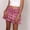 Hot Pink, variant on Skirts for Women Skirt Half-Length Womens Pleated Flowy Print Floral Fashion Short Skirt Spring Summer Everyday Wardrobe Hot Pink L