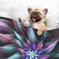 thumbnail image 3 of Yiaed Colored Abstract Print Dog Blankets-Cat Blanket Washable for Couch Protection,Puppy Blanket, Soft Plush Reversible Throw Furniture Protector-Medium, 3 of 8