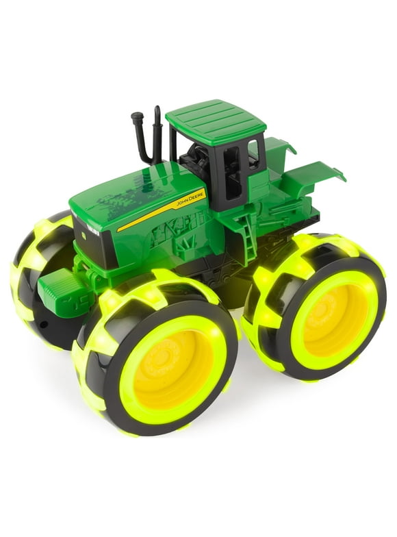 John Deere Monster Treads Lightning Wheels Tractor Farm Play Vehicle