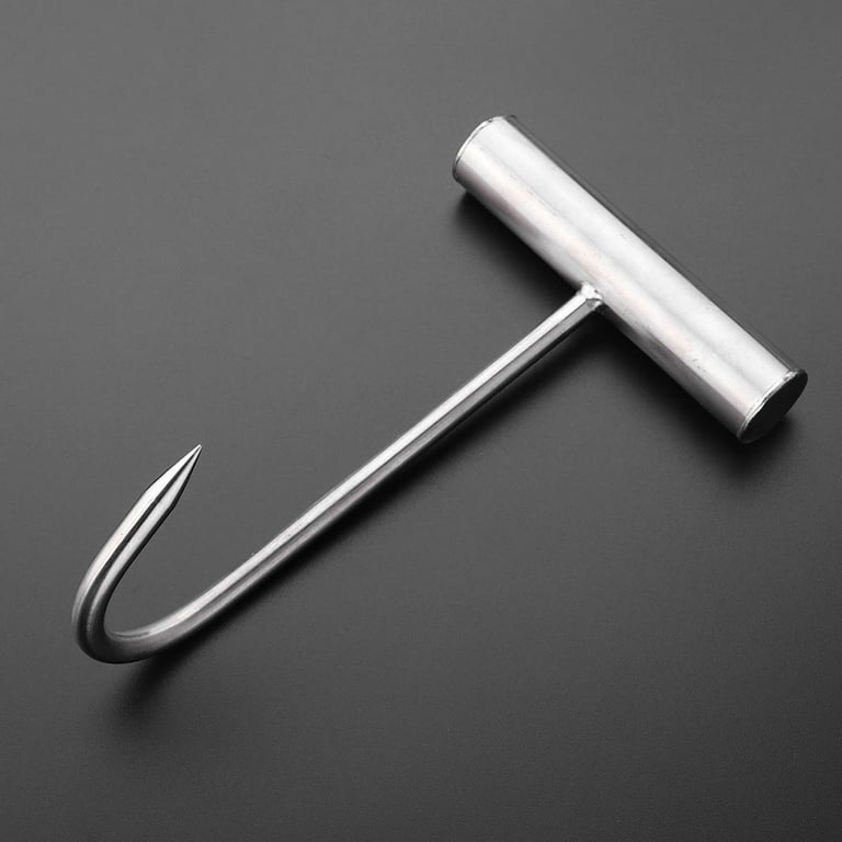 2 PCS STAINLESS STEEL HOOK S BUTCHERS THEM VARIOUS USES FROM 6 to