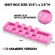 thumbnail image 2 of Juego de dados Shut The Box de madera, tamaño de viaje de 11 pulgadas con bolsa de almacenamiento, 2 of 7