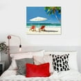 thumbnail image 5 of Acheng Beach Wall Art Palm Trees on Tropical Beach Vacation Canvas Print Wall Decor Modern Seascape Painting Picture for Living Room,Home,Office Decoration picture 3, 5 of 6
