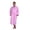 Light Pink, variant on Puffy Cotton Heavy Adult Unisex Shawl Collar Bathrobe 100% Natural Soft Cotton - Black