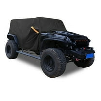 Unique Bargains Car Cab Cover for Jeep Wrangler JK JL 2 door 2007-2021 W/ Door Zipper