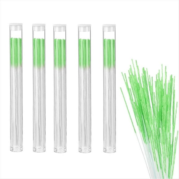 300 Pcs Earrings Hole Cleaner, Piercing Cleaner Floss Disposable Earring Hole Cleaner Floss Ear Care Cleaning Tool A,300 Pcs * Earrings Hole Cleaner,Green