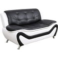 thumbnail image 2 of PonLiving Benny 77.5'' 3 Pieces Living Room Sofa Set, Armrest Chairs, Loveseat and Three-Seats Couch Sofas, 2 of 3