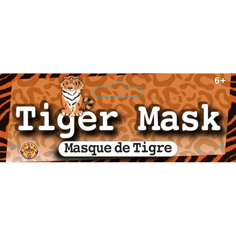 Tiger 3D Print Costume Half Mask - Walmart.com