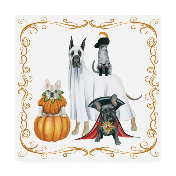 Trademark Fine Art 'Halloween II' Canvas Art by Grace Popp