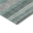 thumbnail image 3 of Addison Rugs Mayfield Premium Machine Washable Transitional Stripes Teal Rectangle Rug, 10' x 14', 3 of 7
