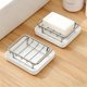 thumbnail image 1 of Stainless Steel Soap Storage Rack With Double Layer Tray Detachable Soap Organizer For Bathroom Shower Bar Soap Container For Kitchen Sink Dormitory, 1 of 6