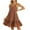 Brown, variant on Fesfesfes Tube Top Dress for Women Vintage Floral Print Boho Dress Straped Sleeveless Dress Pleated Backless Vacation Beach Long Dress for Juniors Teen Girls