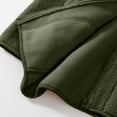 thumbnail image 6 of VEKDONE Boys Girls Sherpa Coat Full Zip Warm Fleece Jacket with Pockets Kids Lightweight Hooded Fall Winter Outerwear Army Green,12-13 Years, 6 of 8