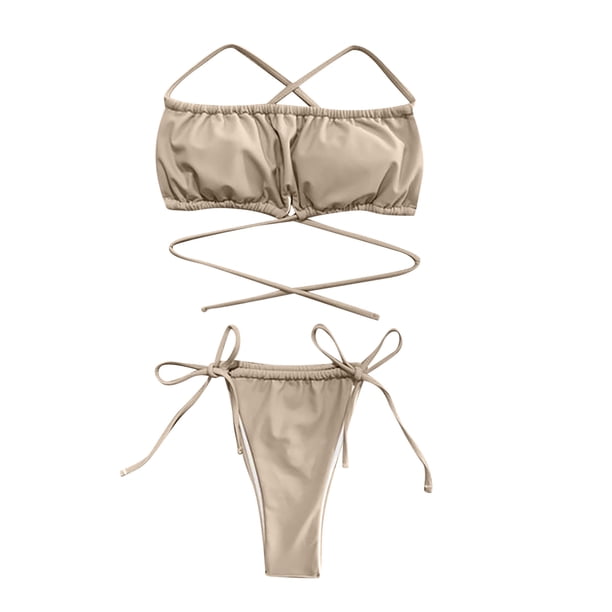 Traje de baño dividido con estilo para mujer Bikini cómodo con estampado de cintura OAVQHLG3B Store lin121212
