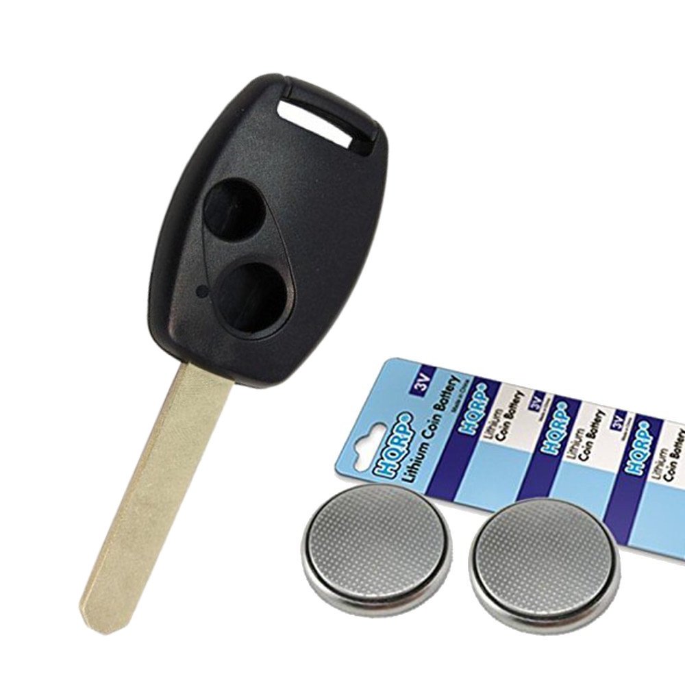 HQRP Transmitter and Two Batteries for Honda CRV 2005 2006 2007 2008