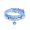Blue-M, variant on Shimmering Heart Pendant Pet Collar Neck Accessory With Crystals Charm Necklace For Small To Mediums Dog Cats Party Wear
