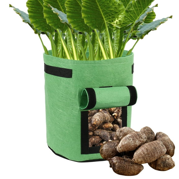 Relax love Potato planting bag 1pc planting container 5 gallons ventilated vegetables with handles clamshell tomato carrot onion fruit