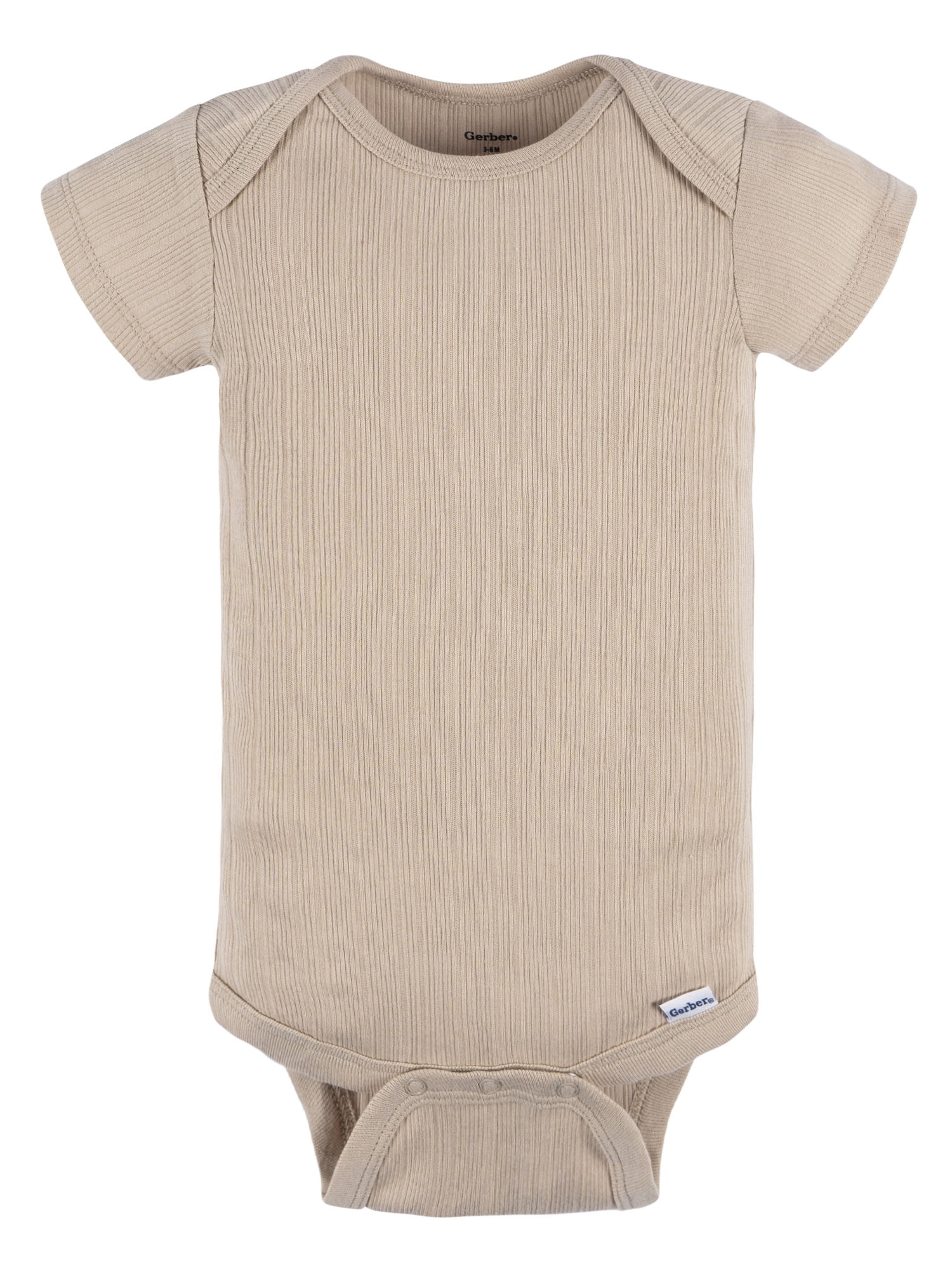 GERBER 6PK BODYSUITS GREY N24M