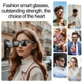 thumbnail image 6 of Mingdaln smart glasses，with sunglass lenses/clear calls/AI assistant and translation for traveling and driving, 6 of 15