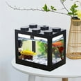thumbnail image 5 of Yirtree Small Fish Tank, Mini Fish Tank Stackable Cube Tank , Ant Feeding Case Mini Reptile Row Box, 5 of 8