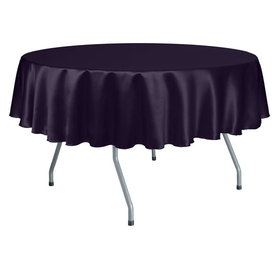Ultimate Textile (2 Pack) Herringbone - Fandango 58-Inch Round Tablecloth, Purple