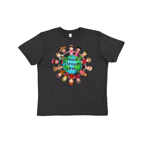 Inktastic Peace Through Unity Youth T-Shirt