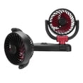 thumbnail image 1 of Car Fans Quiet Portable Cooling Dual Head Rotatable Electric Fan for SUV RV, 1 of 7