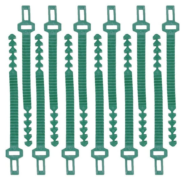 2pcs 24cm Plant Supporter, Heavy Duty Soft Rubber Ties Adjustable Interlock Garden Tree Ties Flower Rose For Tree Plant Support Plants