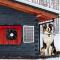 thumbnail image 3 of 6W 5V Solar Panel with Fan Ventilator Chicken Coops Solar Fan Solar Cell for Dog, 3 of 8