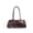 COffee, variant on New Ins Chic Niche Stylish Pillow Bowling Tote Large Real Suede Cow Leather Women Shoulder Bag Long Handle Winter Handbag