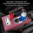 thumbnail image 4 of Car Armrest Cushion, Car Armrest Storage Box, Multifunctional Armrest Box, Armrest Cover with Cup Holder, Center Console Storage Organizer, Water Cup Holder Organizer Tray for Vehicles, 4 of 8