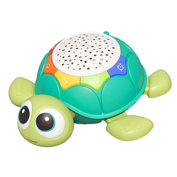 Tortuga Musical que gatea para bebés, juguetes para gatear, iluminados, interactivos, multifunción, regalo de cumpleaños para bebés de 6 a 12 meses