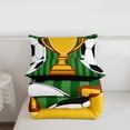 thumbnail image 5 of Erosebridal Cartoon Soccer Trophy Full Size Comforter Sets,Football Sport Games Bedding Sets For Kids,Reversible Black 3 Pieces, 5 of 7