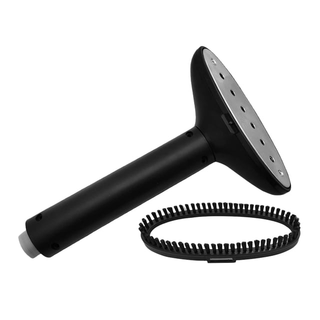 GOOHOCHY Boquilla universal para vaporizador de ropa con cepillo, herramienta de planchado a vapor de mano, boquilla de vapor larga de repuesto para uso doméstico y de viaje.