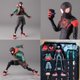 thumbnail image 2 of Spiderman Into The Spider-Verse figura de acción juguetes Miles Morales Peni Parker Shf estatuilla Sentinel SV modelo de acción de Anime regalo Fivean unisex, 2 of 2