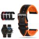 thumbnail image 4 of Correa de fibra de carbono de silicona resistente al agua para reloj Omega Speed Master, repuesto de pulsera de caucho para hombre de 18 mm, 20 mm, 22 mm y 24 mm, 4 of 5