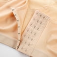 thumbnail image 6 of Women's Sports Bras Large Padded Underwear Front Buckle Breathable Comfortable Running Vest Bra Wireless Bra Khaki 5XL, 6 of 8