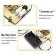 thumbnail image 3 of STEM Kits, Learn Morse Code, Build a Telegraph Machine, Electric Circuit Experiment, Electricity Kit(No Battery), 3 of 6