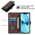 thumbnail image 3 of Phone Case for Motorola Moto G Power 5G 2025, Premium PU Leather Card Holder Wrist Strap Magnetic Closure Flip Stand Function TPU Interior Book Cover for Moto G Power 5G 2025 Wallet Case, Brown, 3 of 5