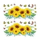 thumbnail image 1 of Pegatinas de pared de flores Naiovety 2 piezas vinilo extraíbles, 1 of 6