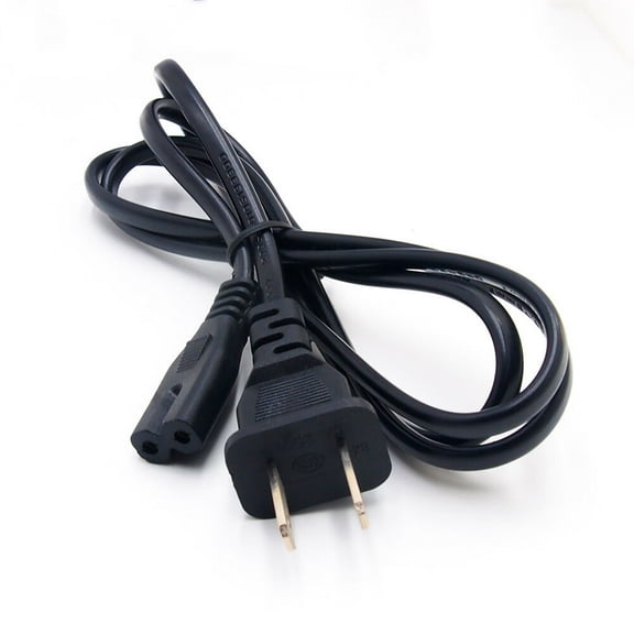 Simyoung 5 Ft 2 Prong Polarized Power Cord for Vizio Samsung LED TV Smart HDTV AC Wall Cable 5 Feet 1.5 Meter