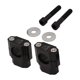 thumbnail image 1 of 2x Adaptador de elevadores de manillar de motocicleta universal de aluminio Negro Baoblaze Elevador de manillar, 1 of 4