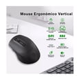 thumbnail image 2 of Mouse Inalámbrico Bluetooth Recargable Ergonomía 2.4g 3modos negro, 2 of 5