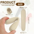 thumbnail image 2 of Uxcell 2 Pcs Fundas para Pomo de Puerta, Protector de Pomo de Puerta de Silicona, Funda Suave Anticolisión para Puertas de Habitaciones, Baños y Oficinas, Beige, 2 of 7