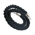 thumbnail image 2 of Becaristey Durable Barrier Rope For Reliable Crowd Control And Safety Assurance Chrome Snap Hook Rope Crowd black W05-9 1Set, 2 of 6
