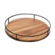thumbnail image 5 of Bandeja giratoria de madera, estante de especias, organizador giratorio, uso versátil, accesorios para barra de café, soporte para despensa, armario, 5 of 9