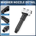 thumbnail image 6 of Unique Bargains Front Passenger Side Headlight Washer Nozzle for Lexus RX 2008-2015 No.8520748090 1 pc, 6 of 6
