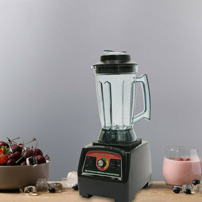 Miumaeov Professional Blender Heavy Duty Commercial Countertop Blender 2200W High Power Grade Automatic Blenders Mixer Juicer Fruit Food Processor Ice